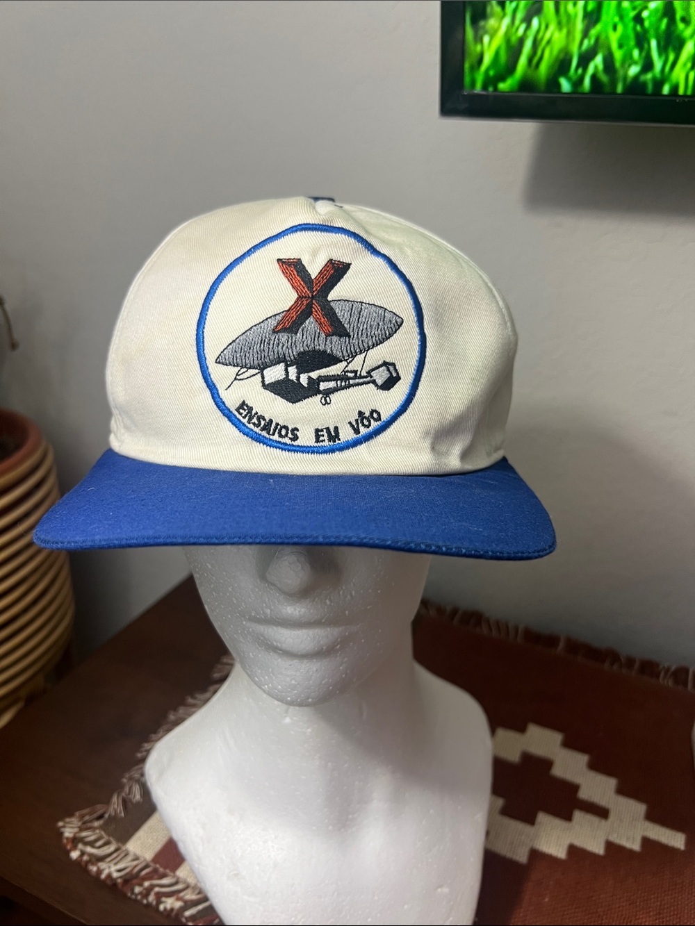 ✈️ Rare Vintage IPEV / FAB "Ensaios em Vôo" (Flight Testing) Snapback Hat!